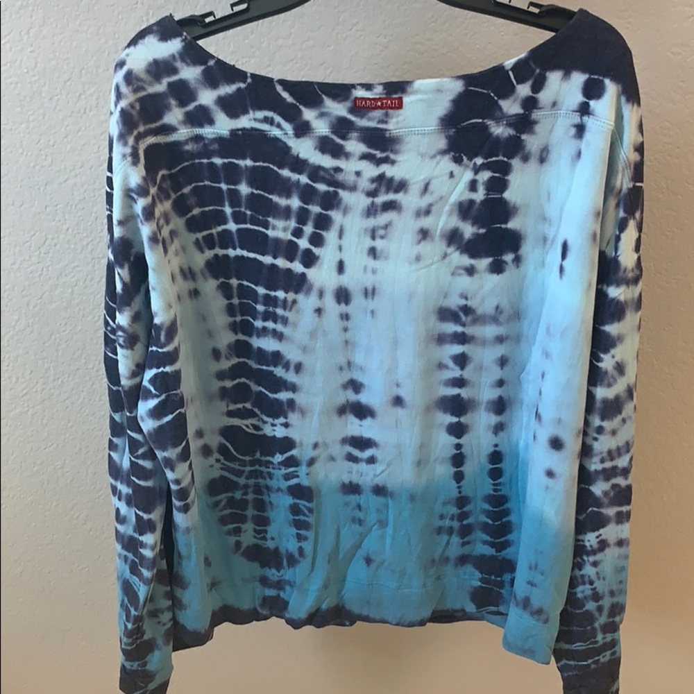 Hard Tail Blue Tye Dye Shirt